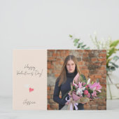 ハッピーバレンタインデースモダンクリプト写真 便箋 (スタンド正面)