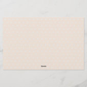 ハッピーバレンタインデースモダンクリプト写真 便箋 (裏面)