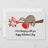 ハッピーバレンタインデースロッスフラットカード シーズンカード (正面)