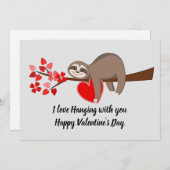 ハッピーバレンタインデースロッスフラットカード シーズンカード (正面/裏面)