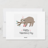 ハッピーバレンタインデースロッスフラットカード シーズンカード (裏面)