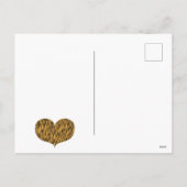 ハッピーバレンタインデータイガー！ストライププリント シーズンポストカード (裏面)