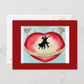 ハッピーバレンタインデーダンス – ポストカード (正面/裏面)