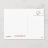 ハッピーバレンタインデーダンス – ポストカード (裏面)