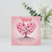 ハッピーバレンタインデーツリー・オブ・ラブ シーズンカード (スタンド正面)