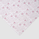 ハッピーバレンタインデーティッシュペーパーピンクハート 薄葉紙 (詳細)