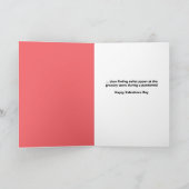 ハッピーバレンタインデートイレ紙パンデミックユーモア シーズンカード (内部)