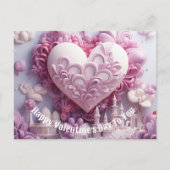 ハッピーバレンタインデートゥユーホリデーカード シーズンポストカード (正面)