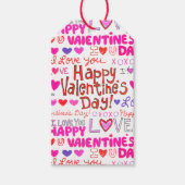 ハッピーバレンタインデードードル ギフトタグ (正面)