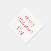 ハッピーバレンタインデーナプキン スタンダードカクテルナプキン (角)