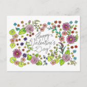 ハッピーバレンタインデーハガキbyニコールジャネス ポストカード (正面)