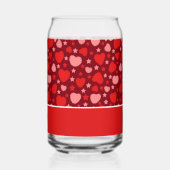 ハッピーバレンタインデーハンサム写真 ガラス缶 (裏面)