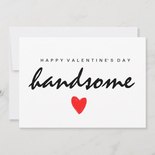 ハッピーバレンタインデーハンサム シーズンカード (正面)