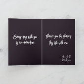 ハッピーバレンタインデーハートとギフト カード (内部)