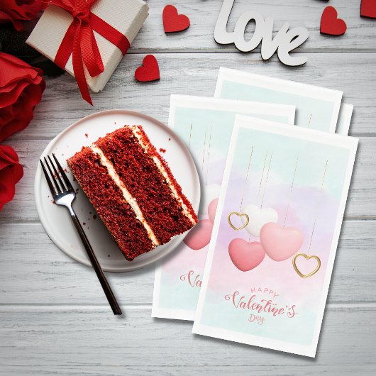 ハッピーバレンタインデーハートの文字列