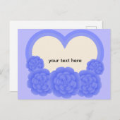 ハッピーバレンタインデーハートギフトカード シーズンポストカード (正面/裏面)