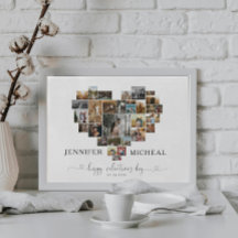 ハッピーバレンタインデーハートコラージュ