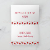 ハッピーバレンタインデーハートツインズママ シーズンカード (内部)