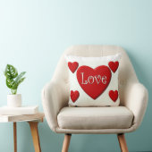 ハッピーバレンタインデーハートデザイン クッション (椅子)