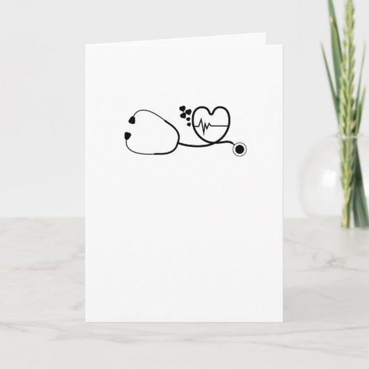 ハッピーバレンタインデーハートビートナースギフト シーズンカード (正面)