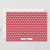 ハッピーバレンタインデーハートフォトカード シーズンカード (裏面)