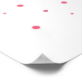 ハッピーバレンタインデーハートポスター24x24 ポスター (角)