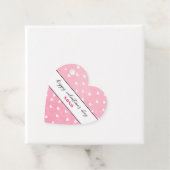 ハッピーバレンタインデーハートメッセージカード フェイバータグ (インサイチュ)