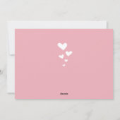 ハッピーバレンタインデーハートレッドオウム金魚 シーズンカード (裏面)