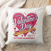 ハッピーバレンタインデーハート装飾用クッション クッション (ブランケット)