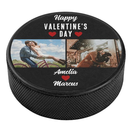 ハッピーバレンタインデーハート2枚の写真 アイスホッケーパック (3/4)