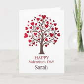 ハッピーバレンタインデーハート カード (正面)