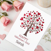 ハッピーバレンタインデーハート カード