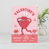 ハッピーバレンタインデーハート シーズンカード (スタンド正面)