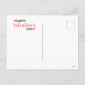 ハッピーバレンタインデーハート シーズンポストカード (裏面)