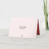 ハッピーバレンタインデーハートCookie カード (裏面)