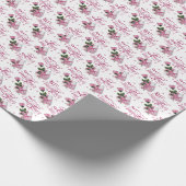 ハッピーバレンタインデーバラあり ラッピングペーパー (角)