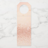 ハッピーバレンタインデーバラハートブーケ ボトルネックタグ (裏面)