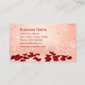 ハッピーバレンタインデーバラハートブーケ 割引カード (裏面)