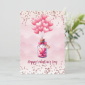 ハッピーバレンタインデーバルーン シーズンカード (スタンド正面)