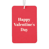 ハッピーバレンタインデーバレンタインデー カーエアーフレッシュナー (裏面)