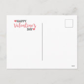 ハッピーバレンタインデーバンニーズホリディハガキ シーズンポストカード (裏面)