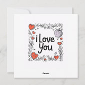 ハッピーバレンタインデーパグドッグ シーズンカード (裏面)