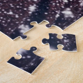 ハッピーバレンタインデーパーソナライズされたの写真と名前 ジグソーパズル (側面)