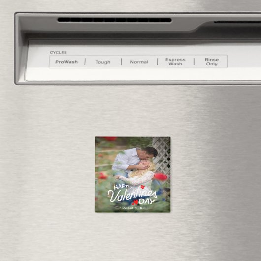 ハッピーバレンタインデーパーソナライズされた磁石 マグネット (インサイチュ (食洗機))