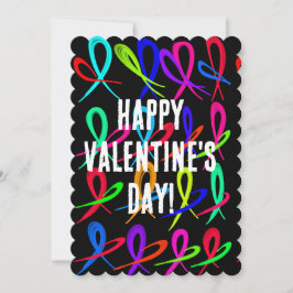 ハッピーバレンタインデーパーティの招待状 招待状