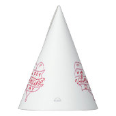 ハッピーバレンタインデーパーティー帽子 パーティーハット (左)