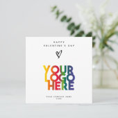 ハッピーバレンタインデービジネスロゴ (スタンド正面)