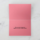 ハッピーバレンタインデーピザラブスライスユーモア シーズンカード (内部)