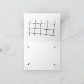 ハッピーバレンタインデーピックボール選手 サンキューカード (内部)