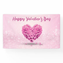 ハッピーバレンタインデーピンクヒアシントラブルハート